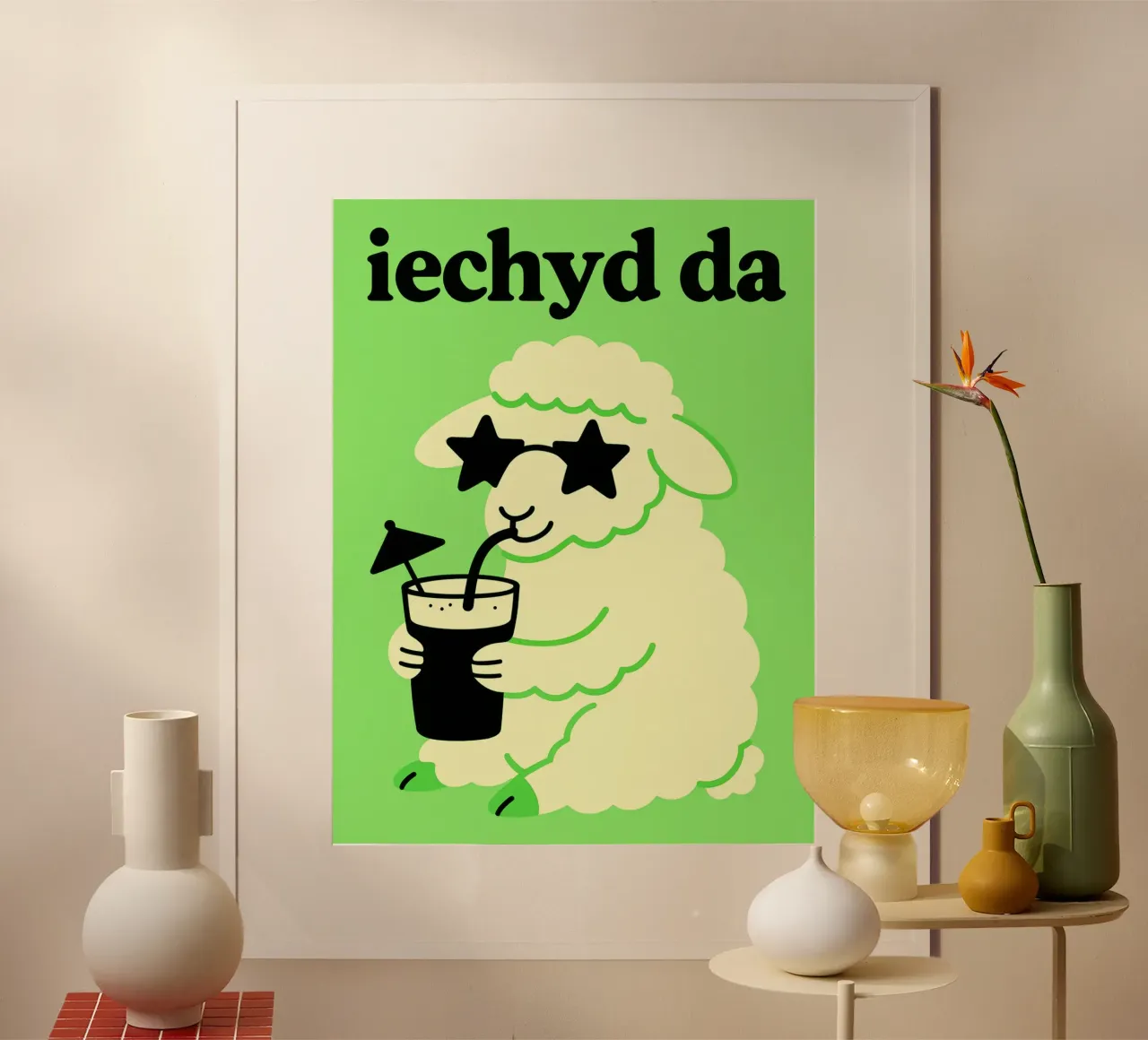 iechyd da poster da Rawghenee