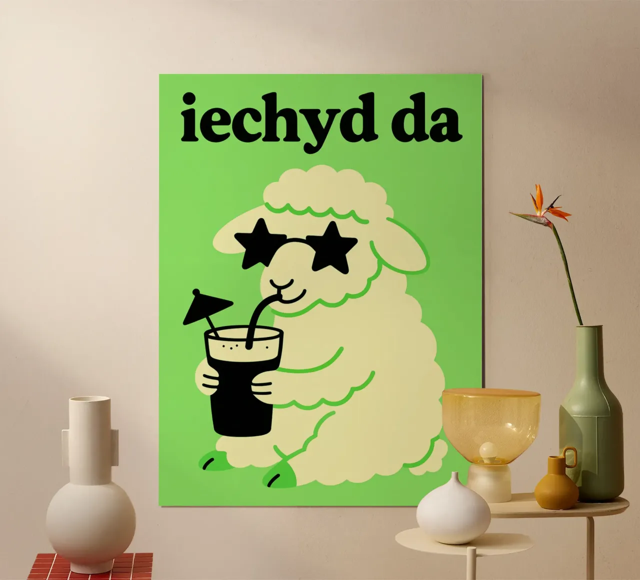 iechyd da poster da Rawghenee