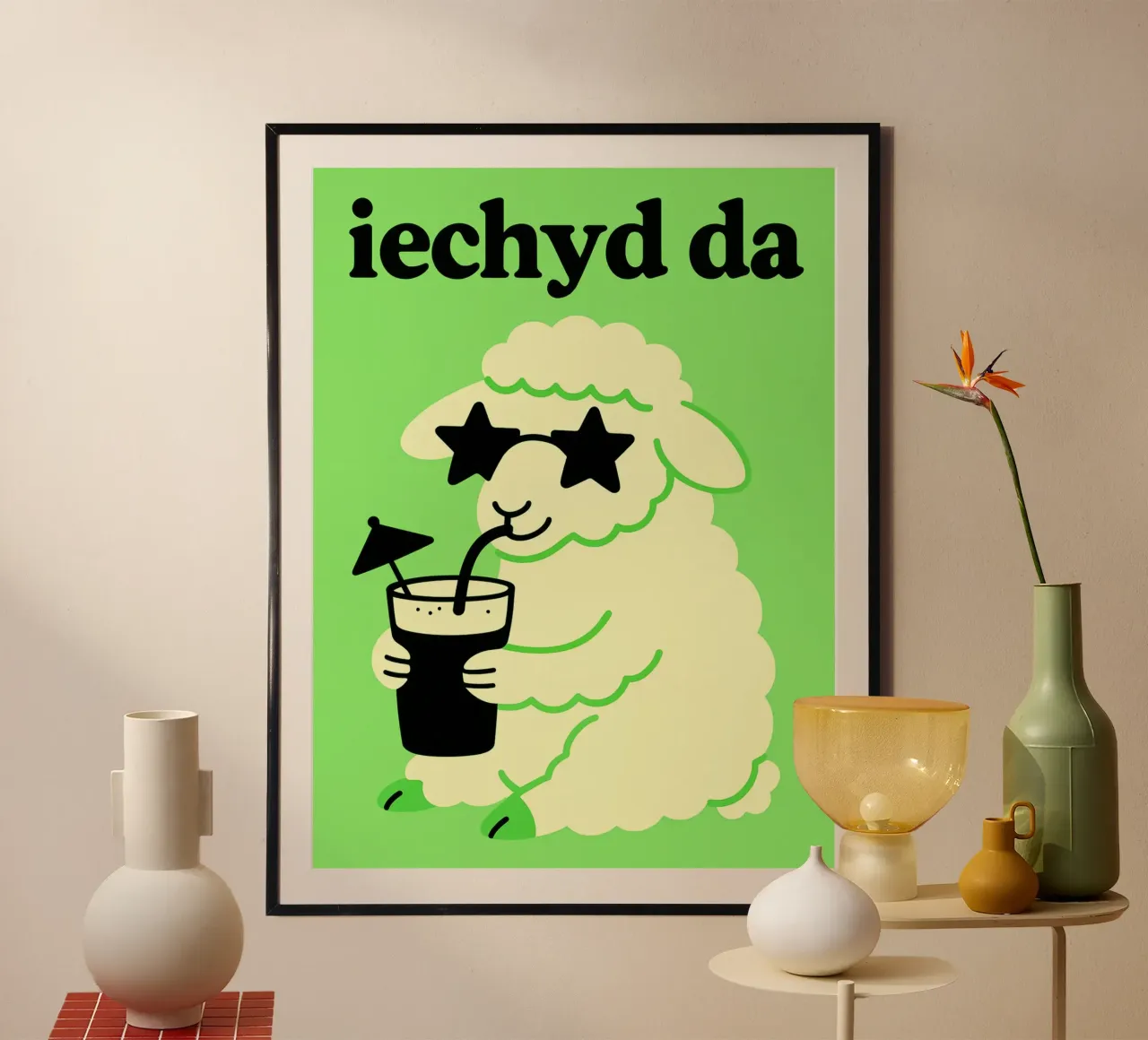 iechyd da poster da Rawghenee