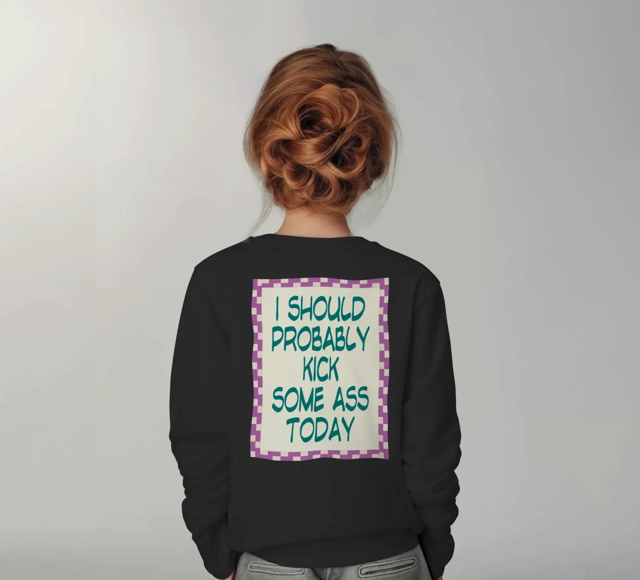 Probabilmente dovrei prendere a calci felpa bambino da Rawghenee