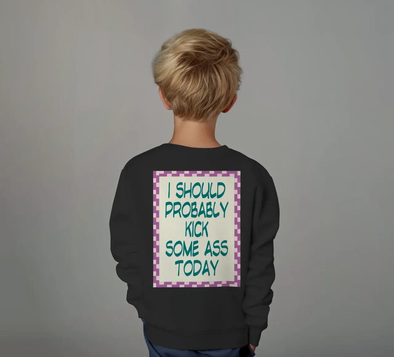 Probabilmente dovrei prendere a calci felpa bambino da Rawghenee