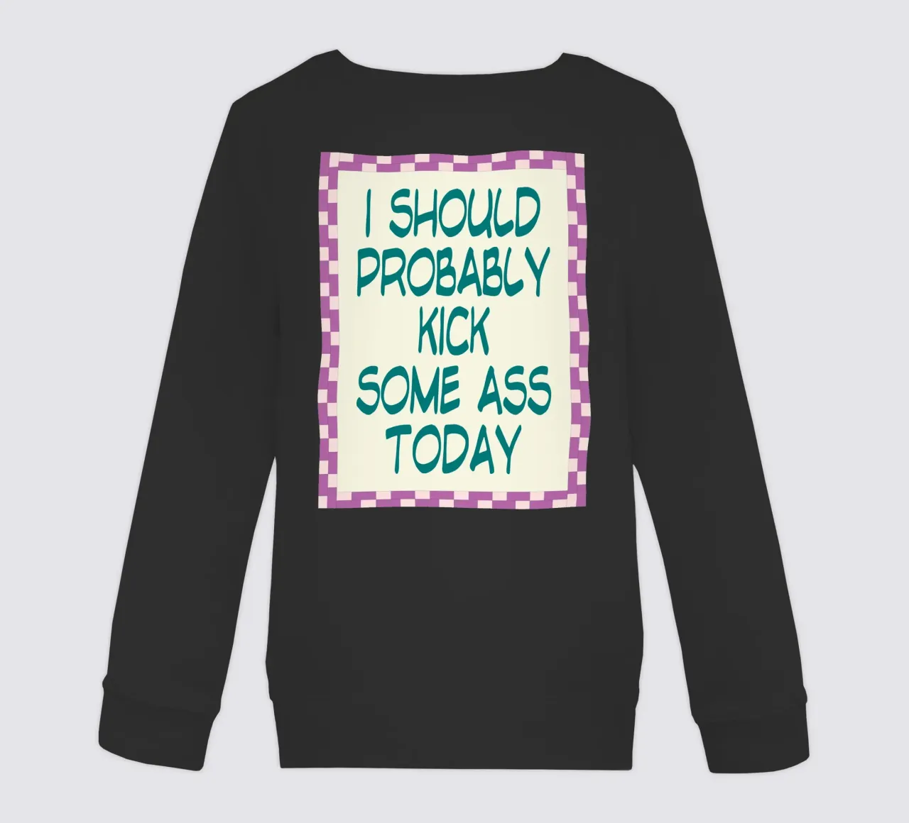 Probabilmente dovrei prendere a calci felpa bambino da Rawghenee