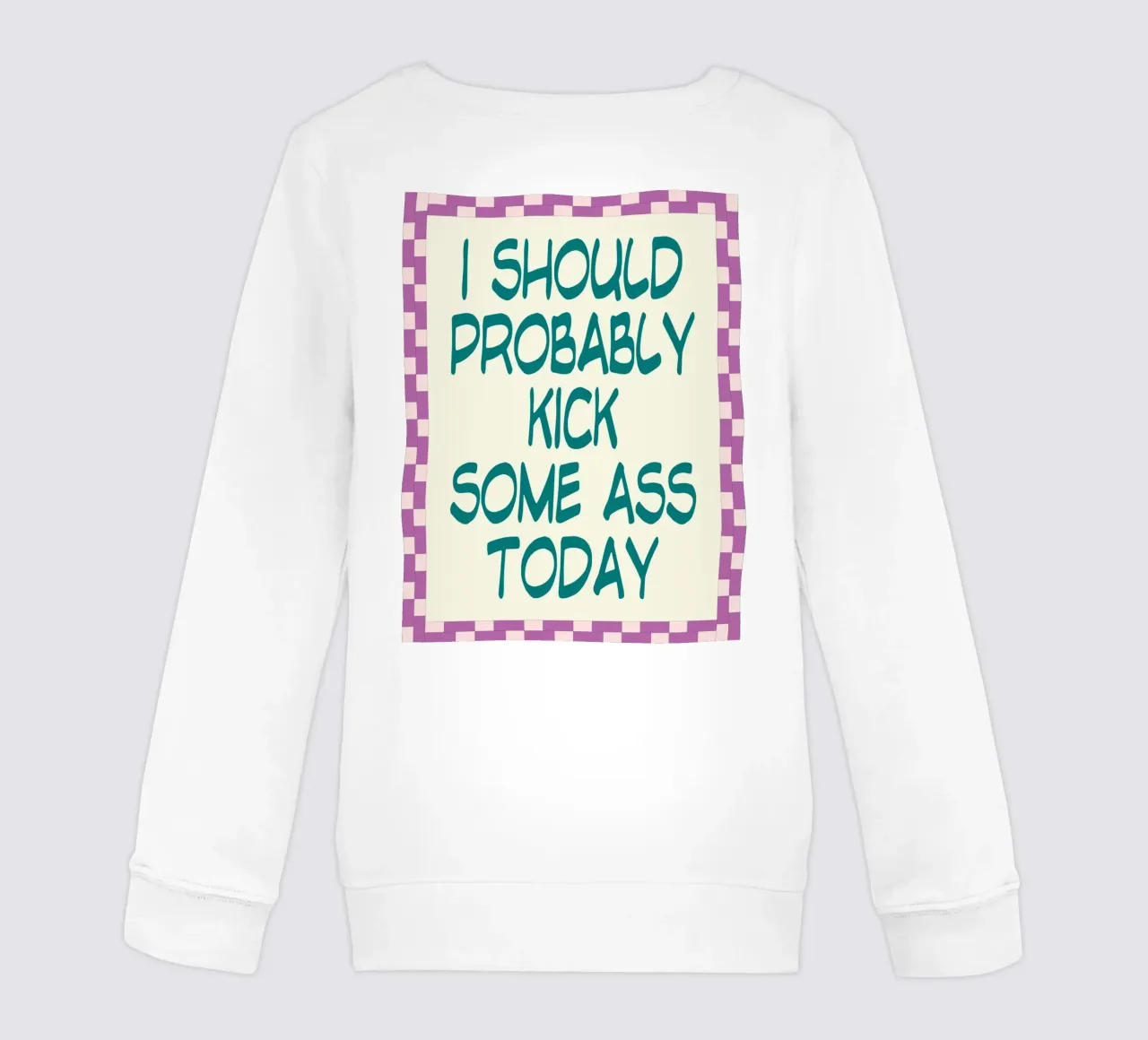 Probabilmente dovrei prendere a calci felpa bambino da Rawghenee