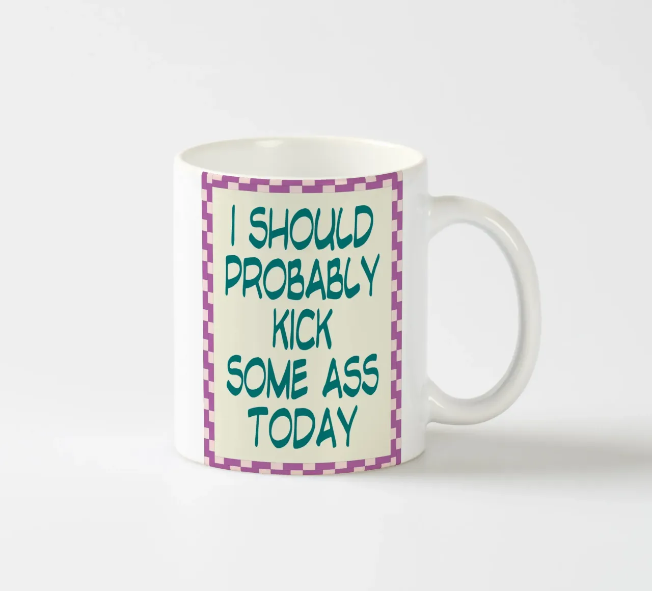 Probabilmente dovrei prendere a calci tazza in ceramica da Rawghenee