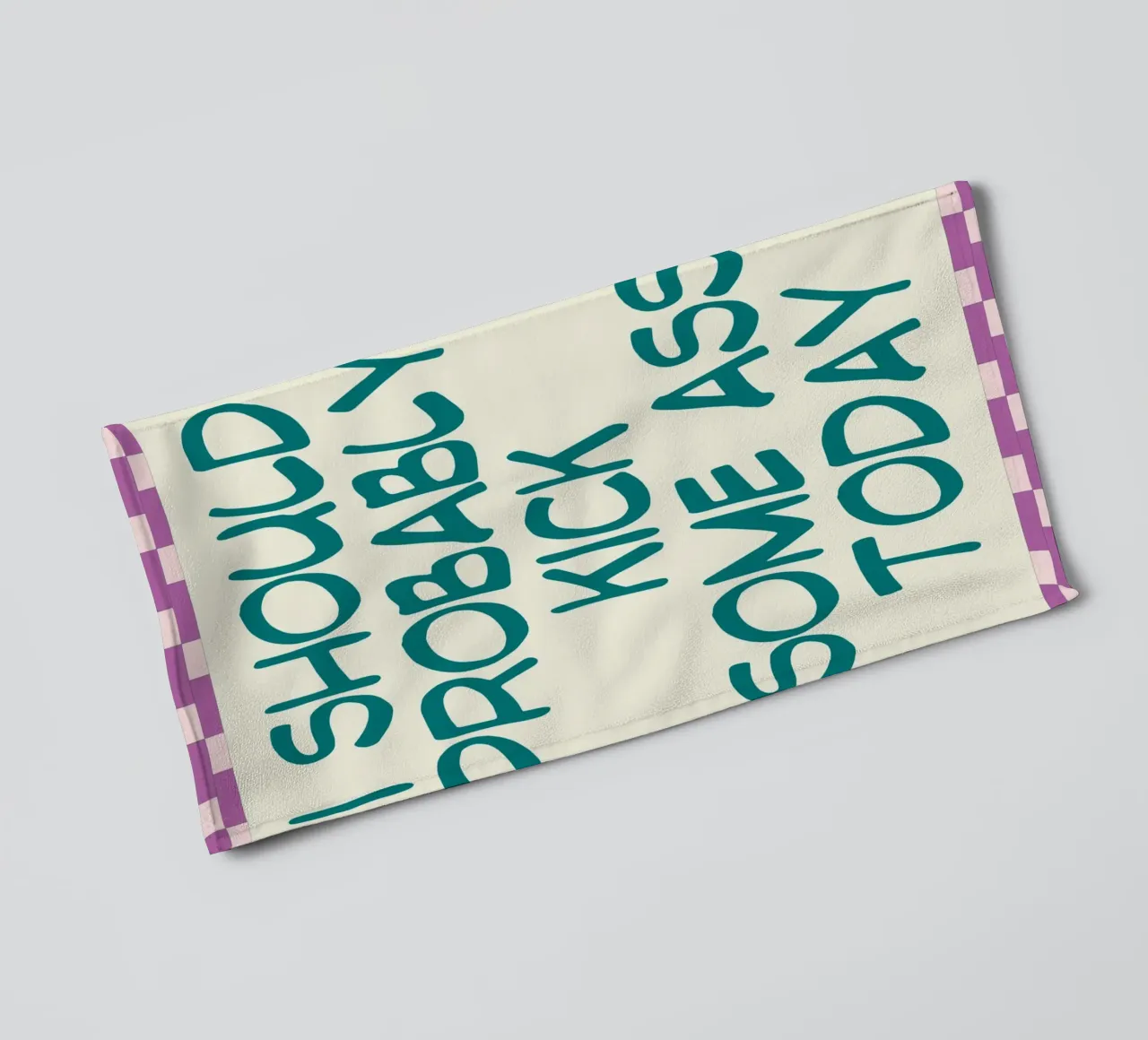 Probabilmente dovrei prendere a calci asciugamano da bagno da Rawghenee