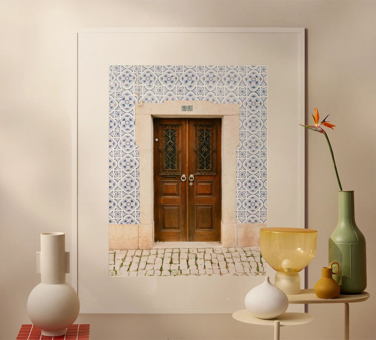 Porte d'Ericeira - Photographie de voyage au Portugal poster de Raisa Zwart Photography