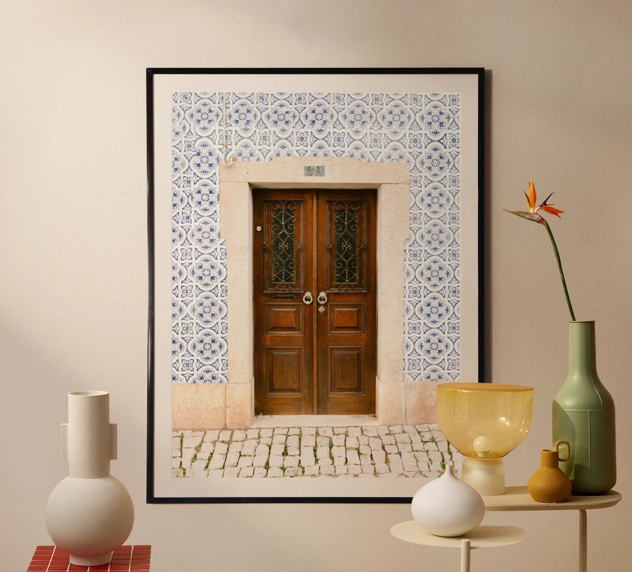 Porte d'Ericeira - Photographie de voyage au Portugal poster de Raisa Zwart Photography