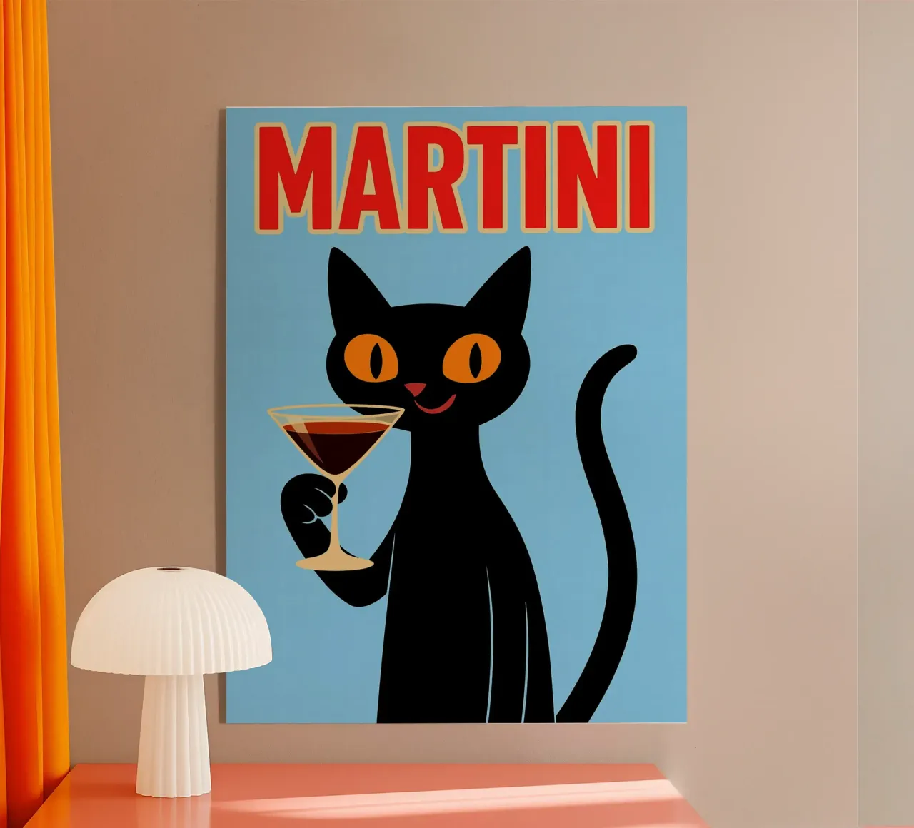 martini acrylic glass by Rawghenee