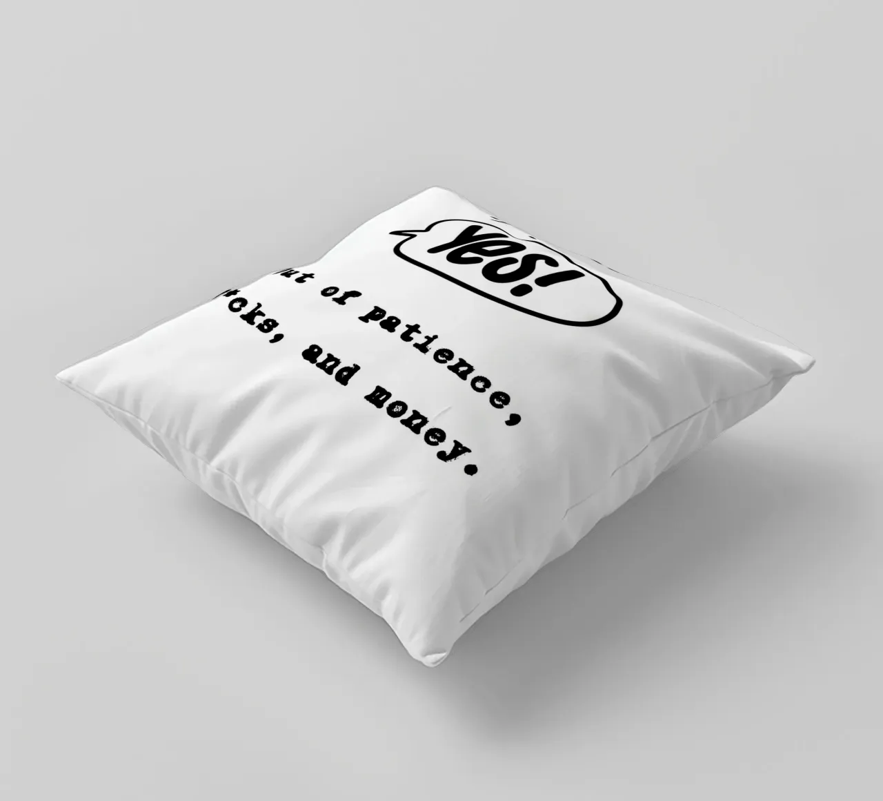 DO YOU RUN? cuscino da BAWA