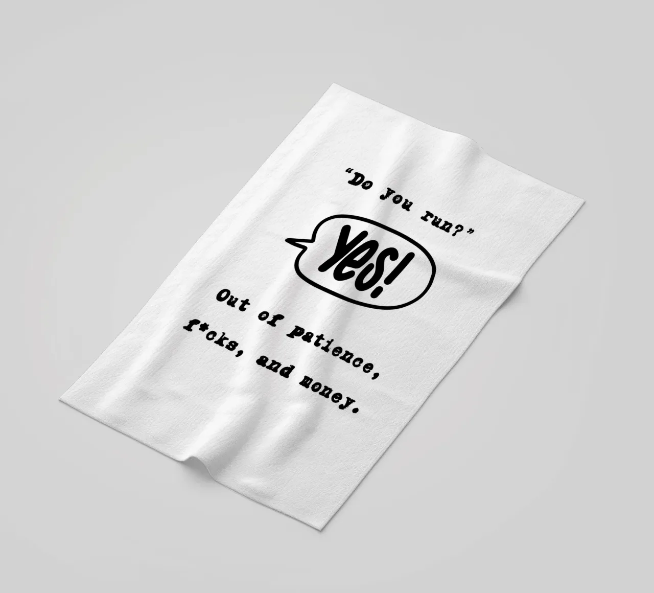 DO YOU RUN? telo mare da BAWA