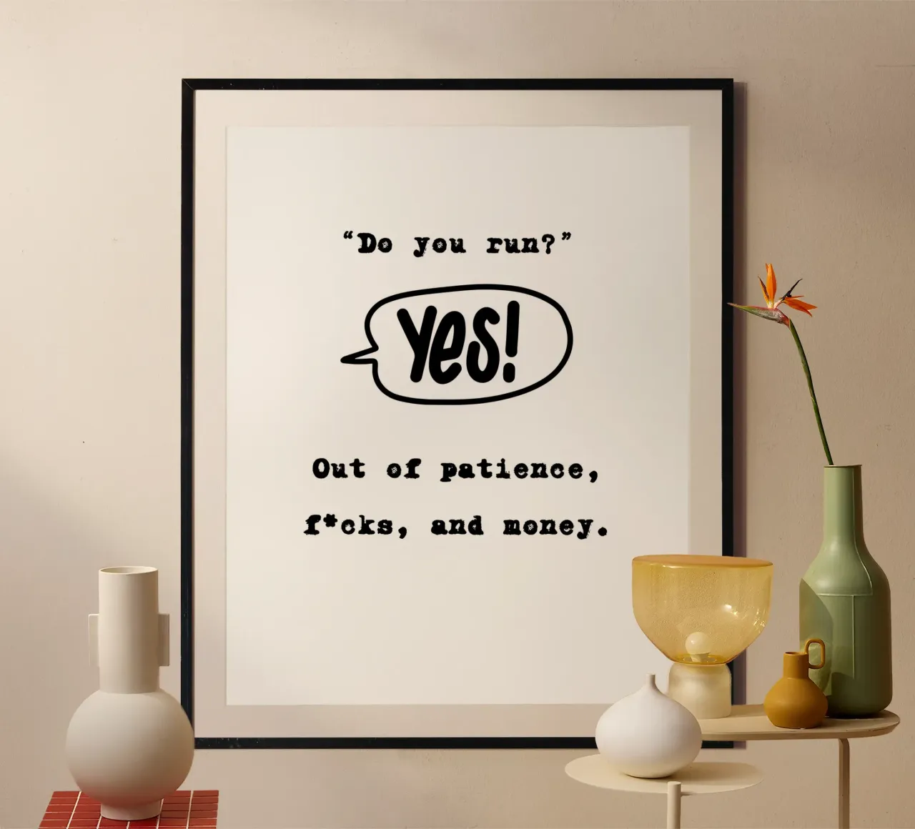 DO YOU RUN? carta hahnemühle da BAWA