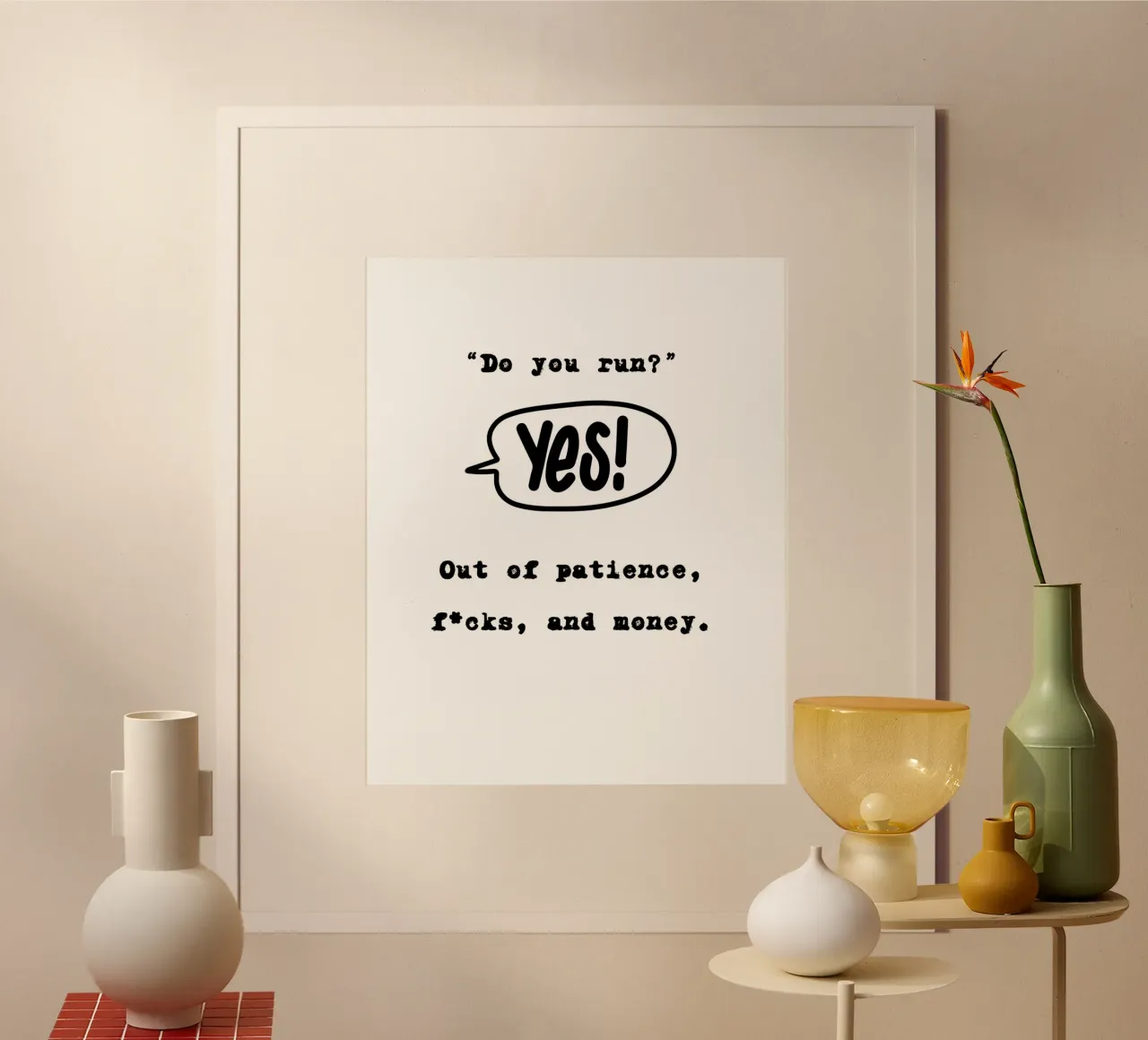 DO YOU RUN? carta hahnemühle da BAWA