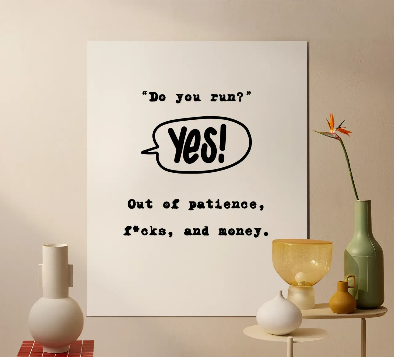 DO YOU RUN? carta hahnemühle da BAWA