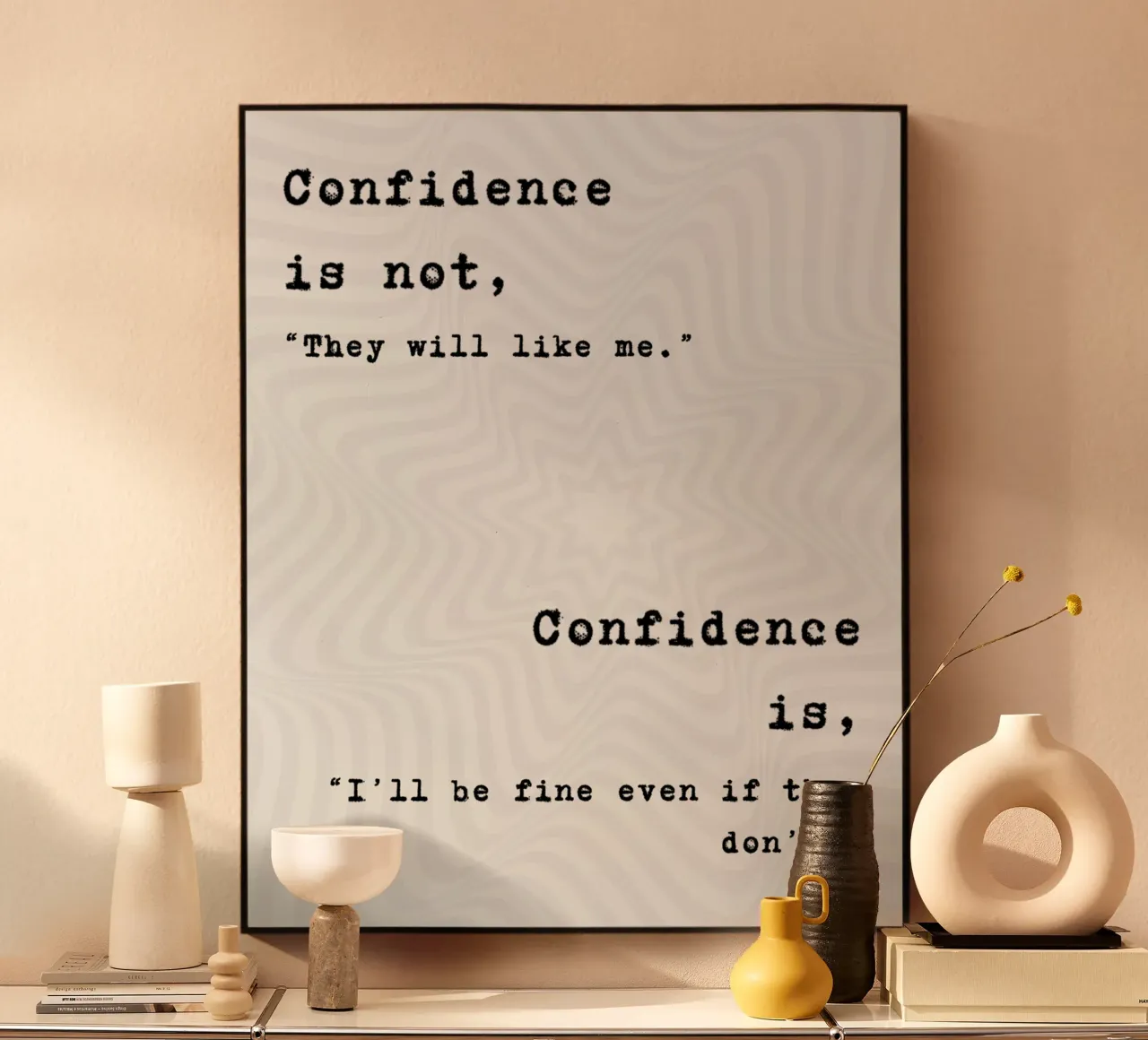 CONFIDENCE Acryl-Glas von BAWA