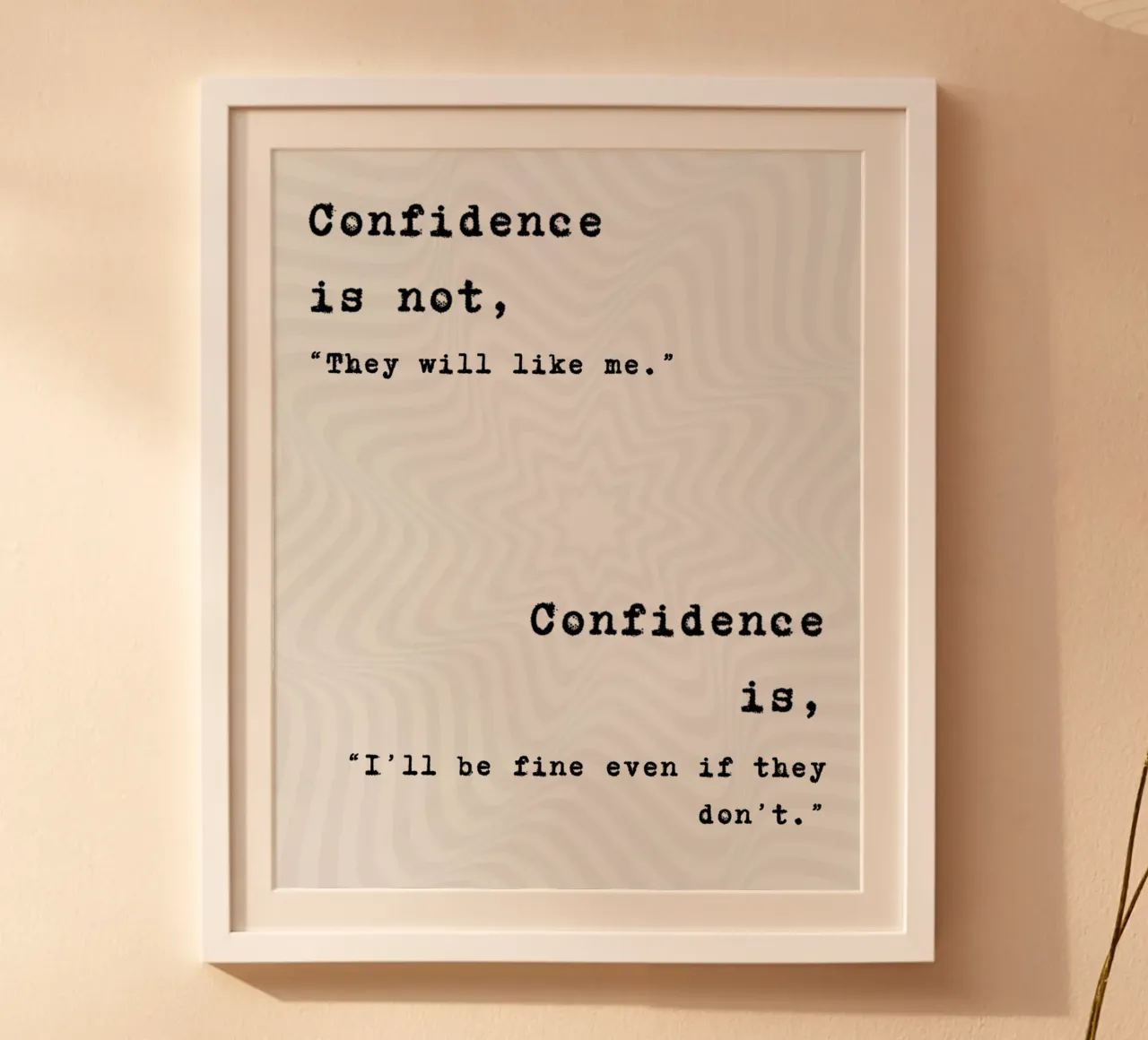 CONFIDENCE poster van BAWA