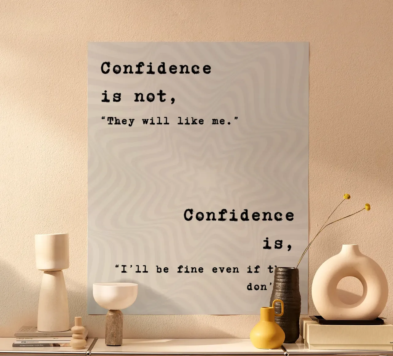 CONFIDENCE poster van BAWA