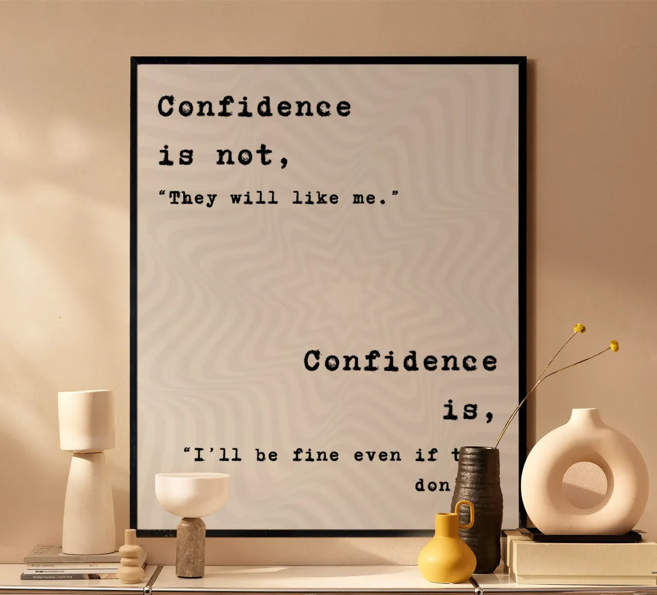 CONFIDENCE poster van BAWA