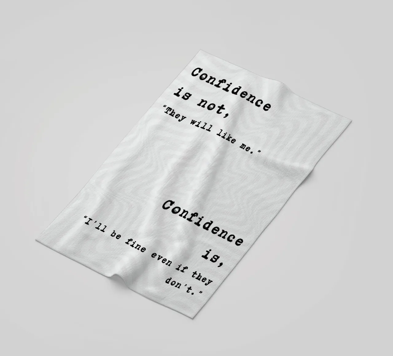 CONFIDENCE telo mare da BAWA