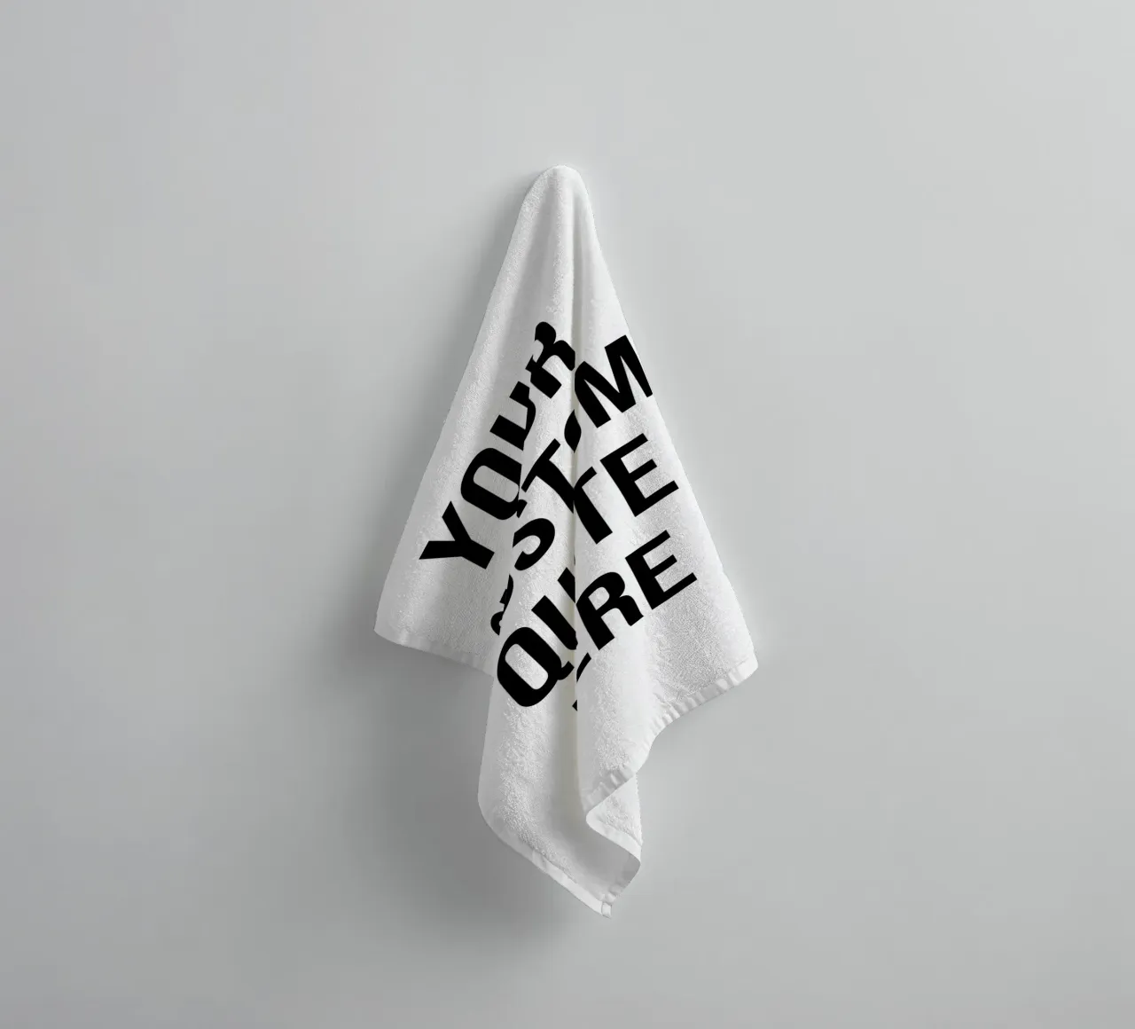 Custom/personalise Quote and background color towel by Altruist Studio
