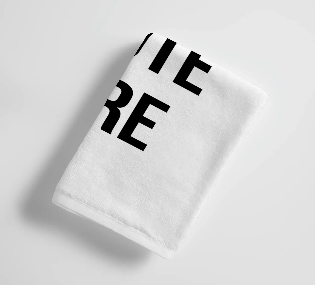 Custom/personalise Quote and background color towel by Altruist Studio