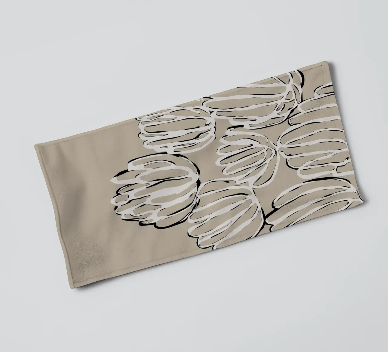 Echo Lines No 39 asciugamano da bagno da treechild