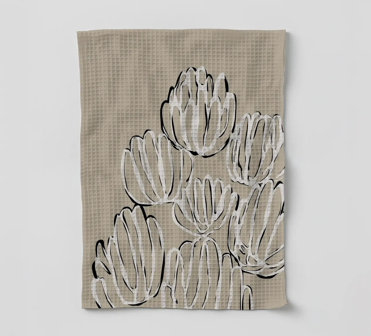 Echo Lines No 39 canovaccio da cucina da treechild