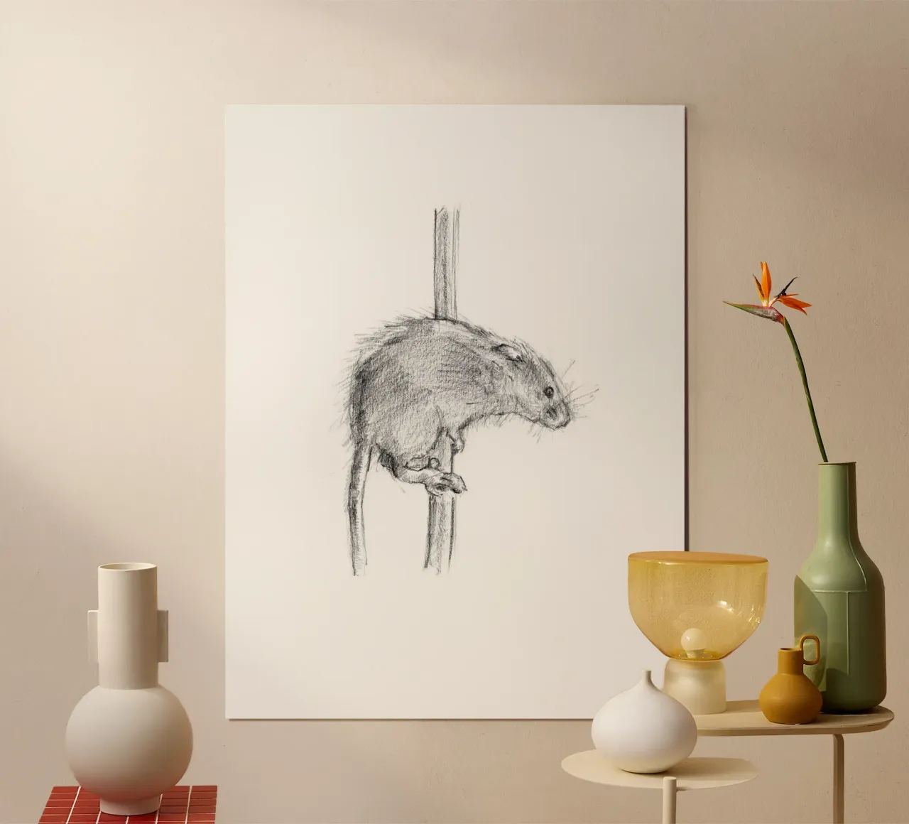 Mouse poster by studio stine