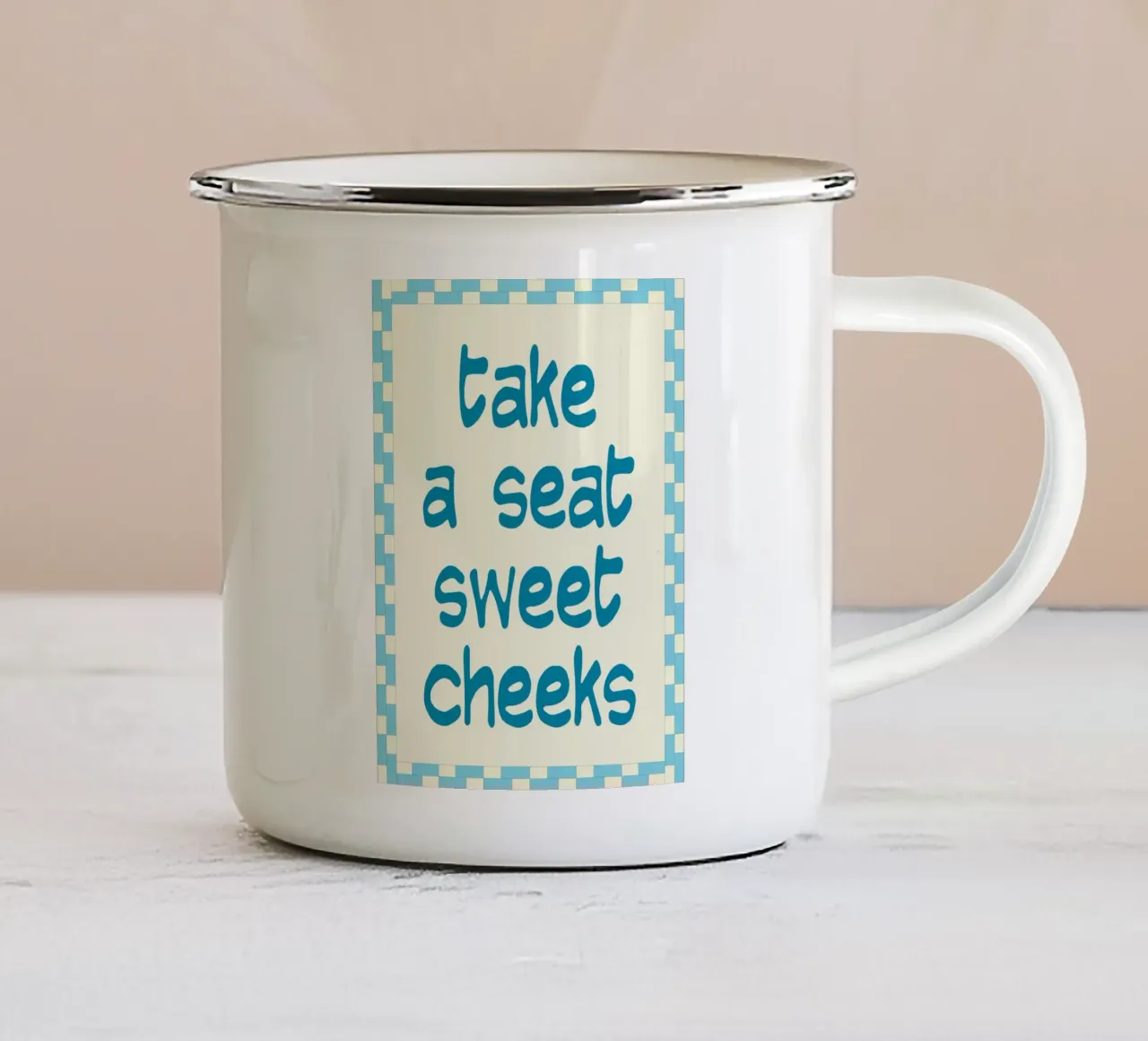 prendere un dolce tazza in smalto da Rawghenee