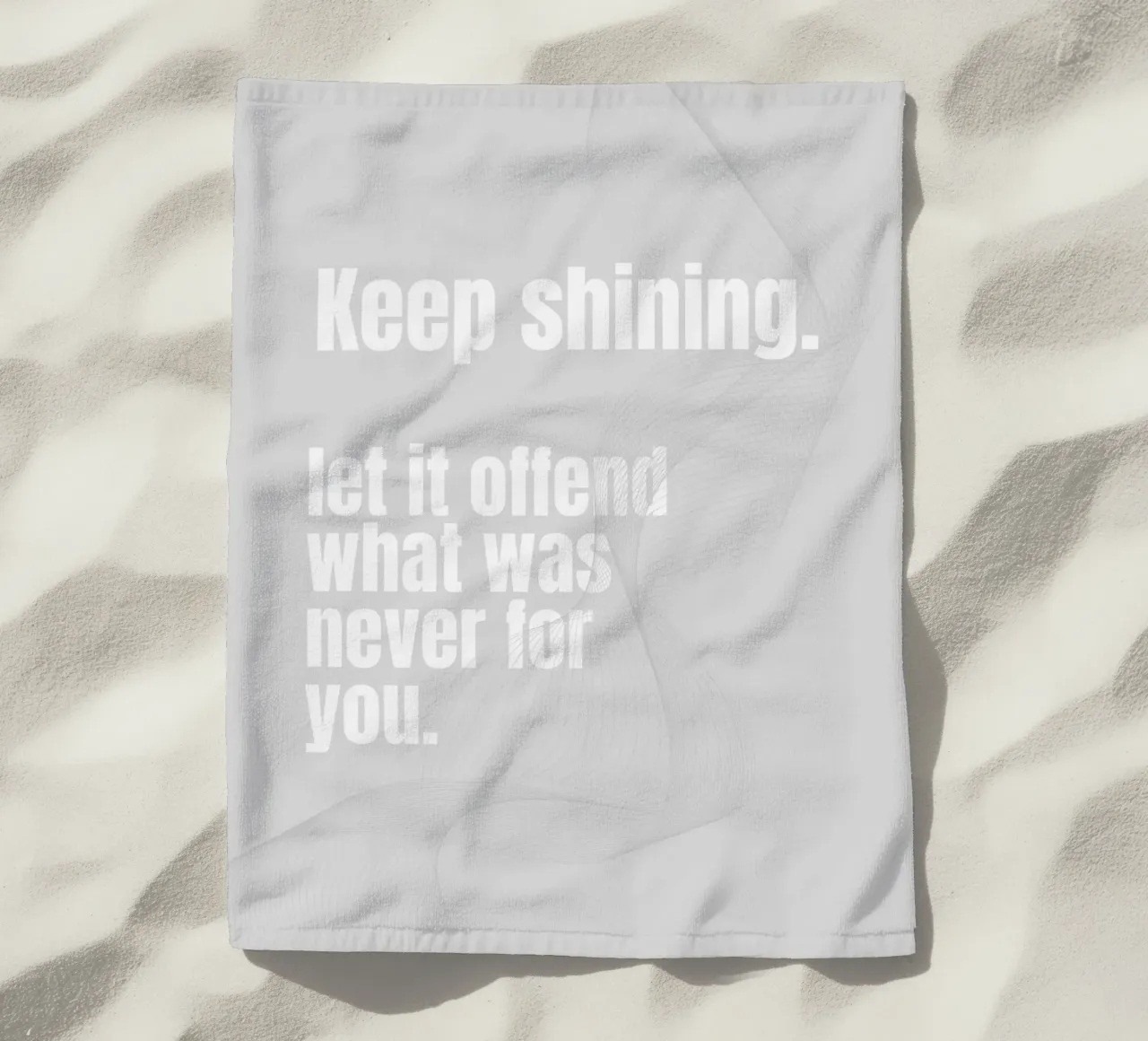 KEEP SHINING telo mare da BAWA