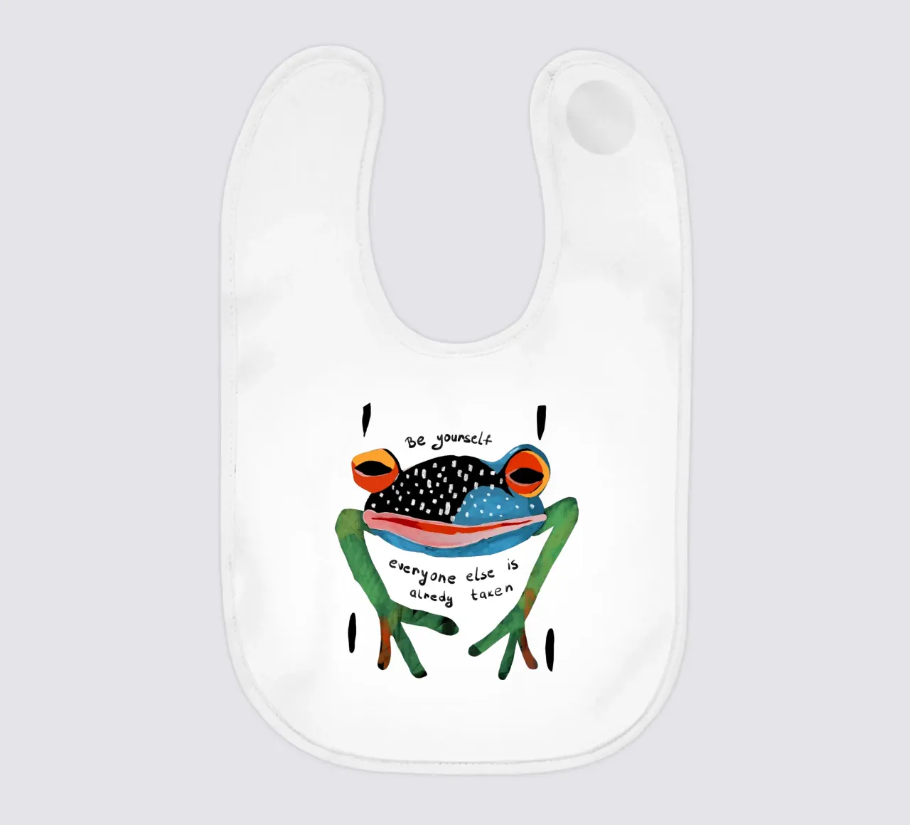 Adesivo e abbigliamento Be Yourself bavaglino da ArtsySesta