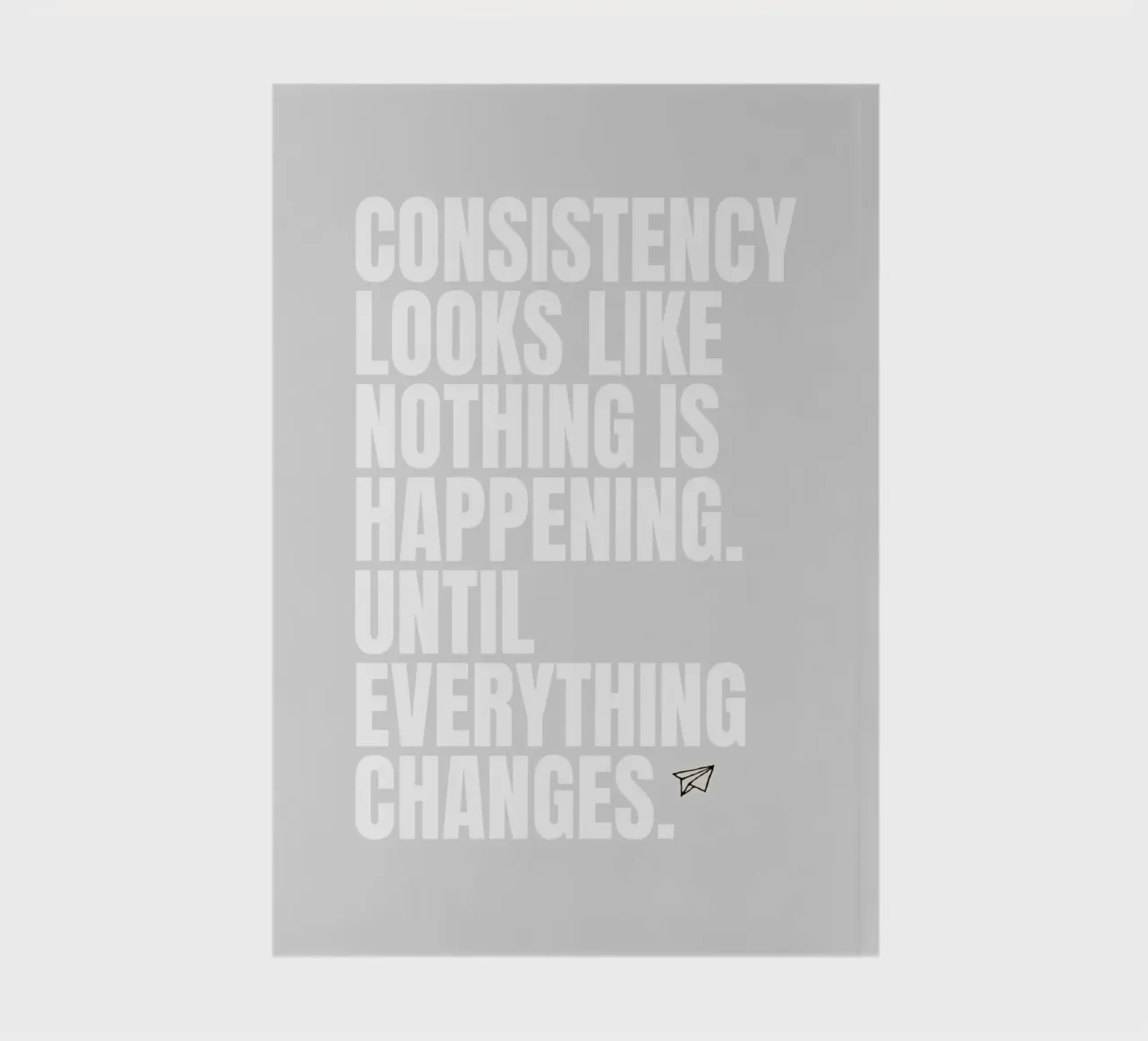 CONSISTENCY notebook by BAWA