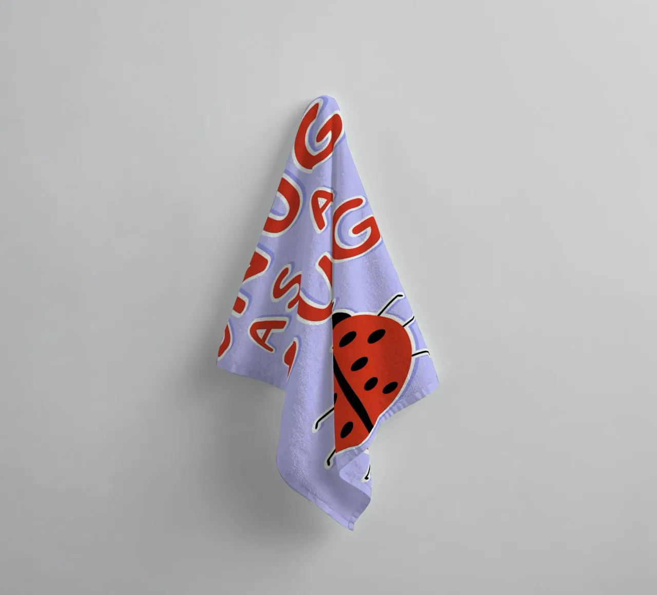 snug as a bug towel by Rawghenee