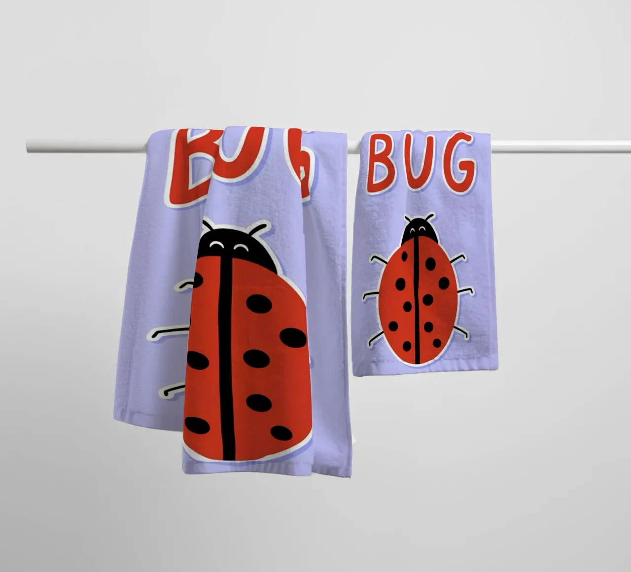 snug as a bug towel by Rawghenee