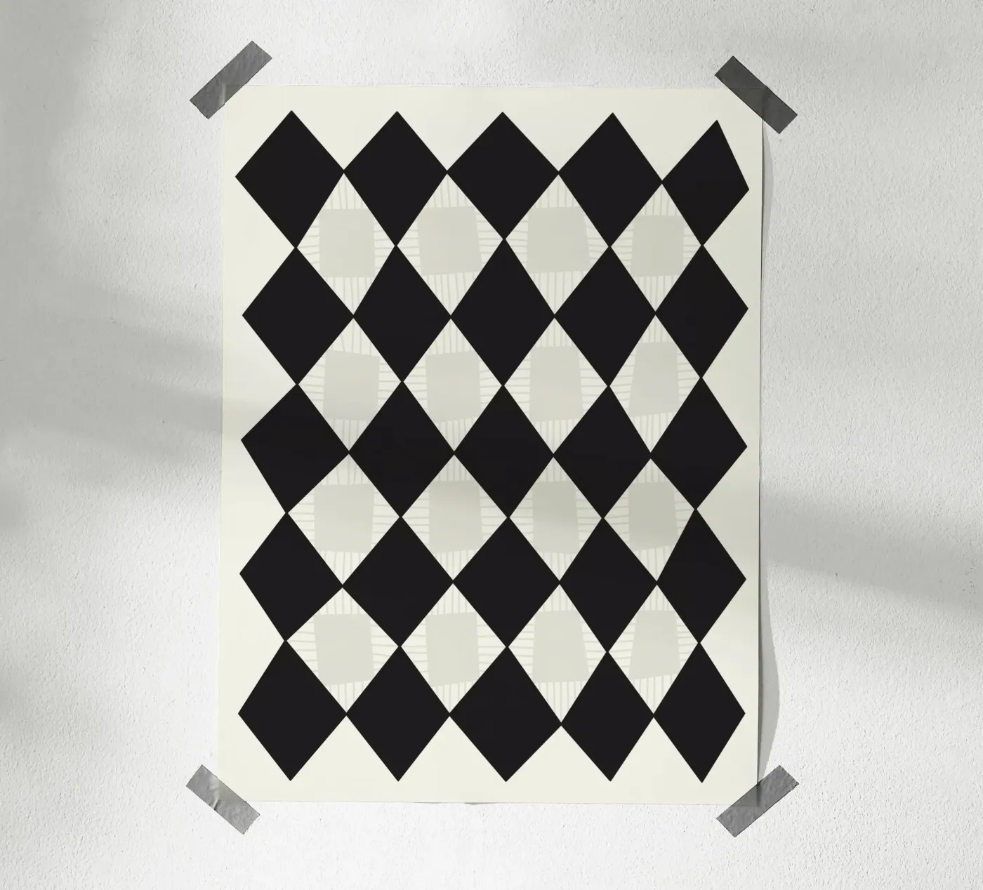 Square - Rhomb poster da Lidia Blomgren
