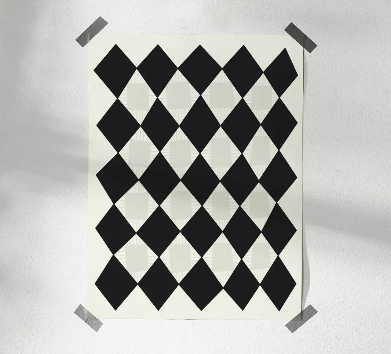 Square - Rhomb poster da Lidia Blomgren