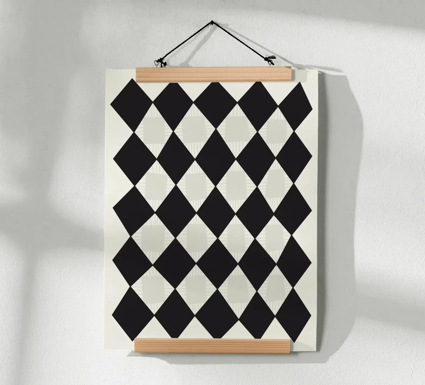 Square - Rhomb Poster von Lidia Blomgren