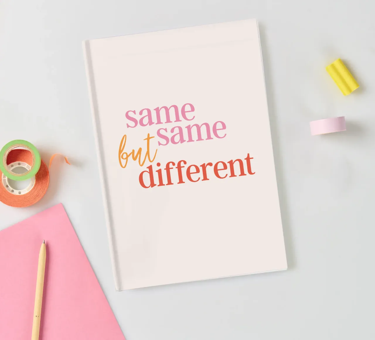 Same same but different notebook by studio stine