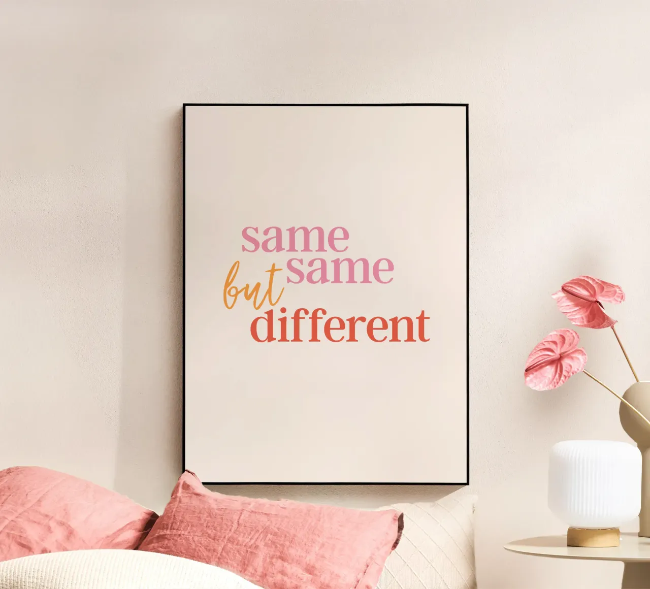 Same same but different plexiglass da studio stine