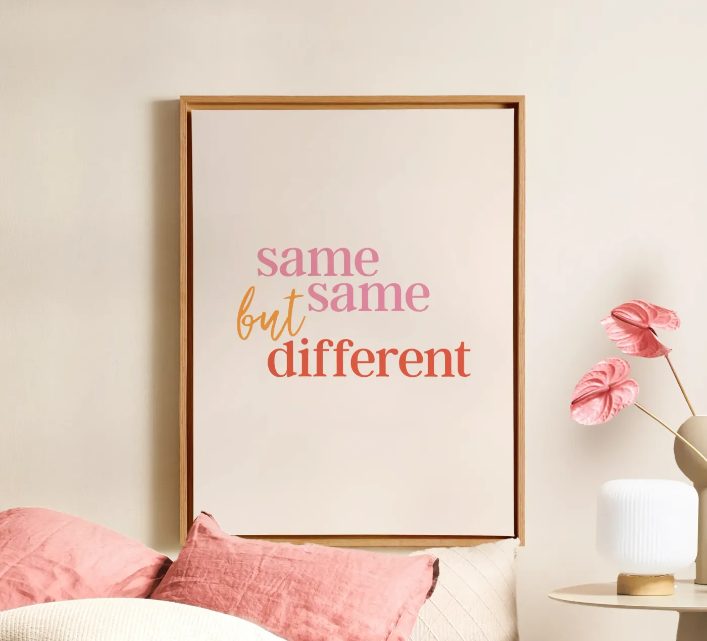 Same same but different canvas by studio stine