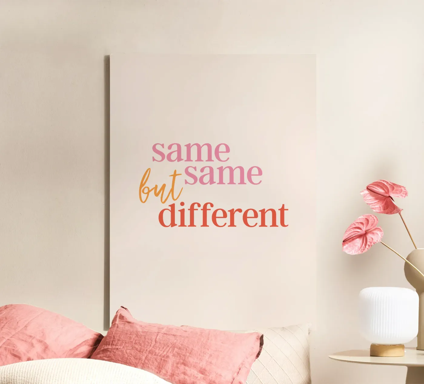 Same same but different canvas by studio stine