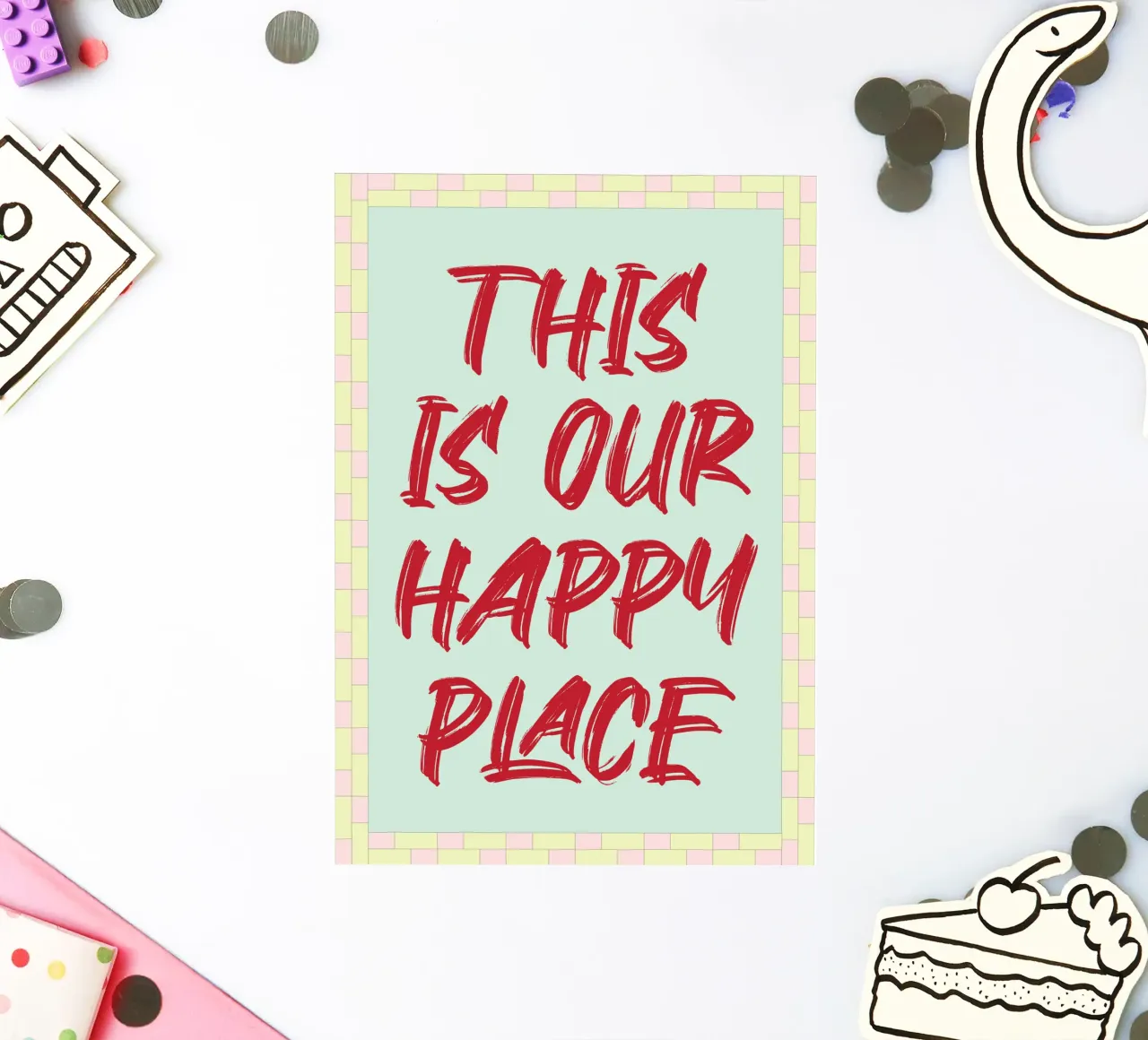 C'est notre lieu de prédilection autocollant de Rawghenee