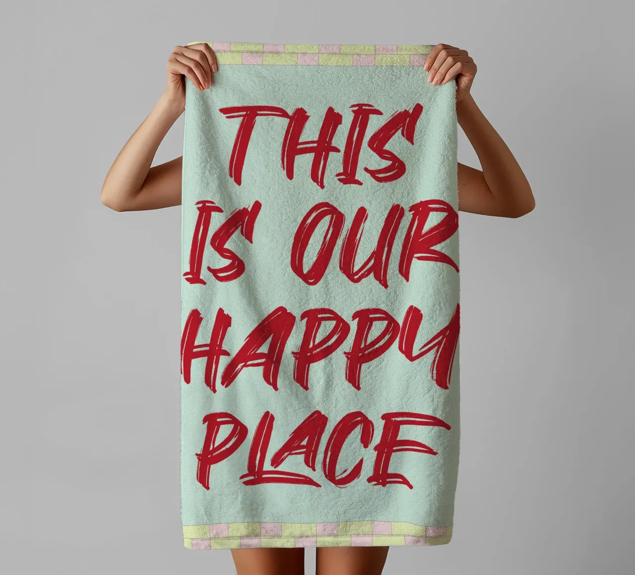 C'est notre lieu de prédilection serviette de bain de Rawghenee