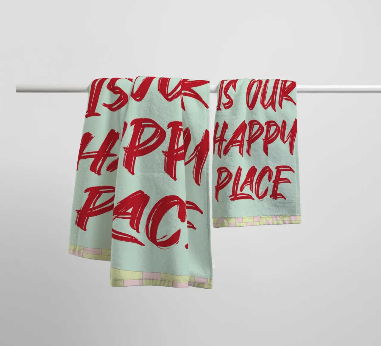 C'est notre lieu de prédilection serviette de bain de Rawghenee