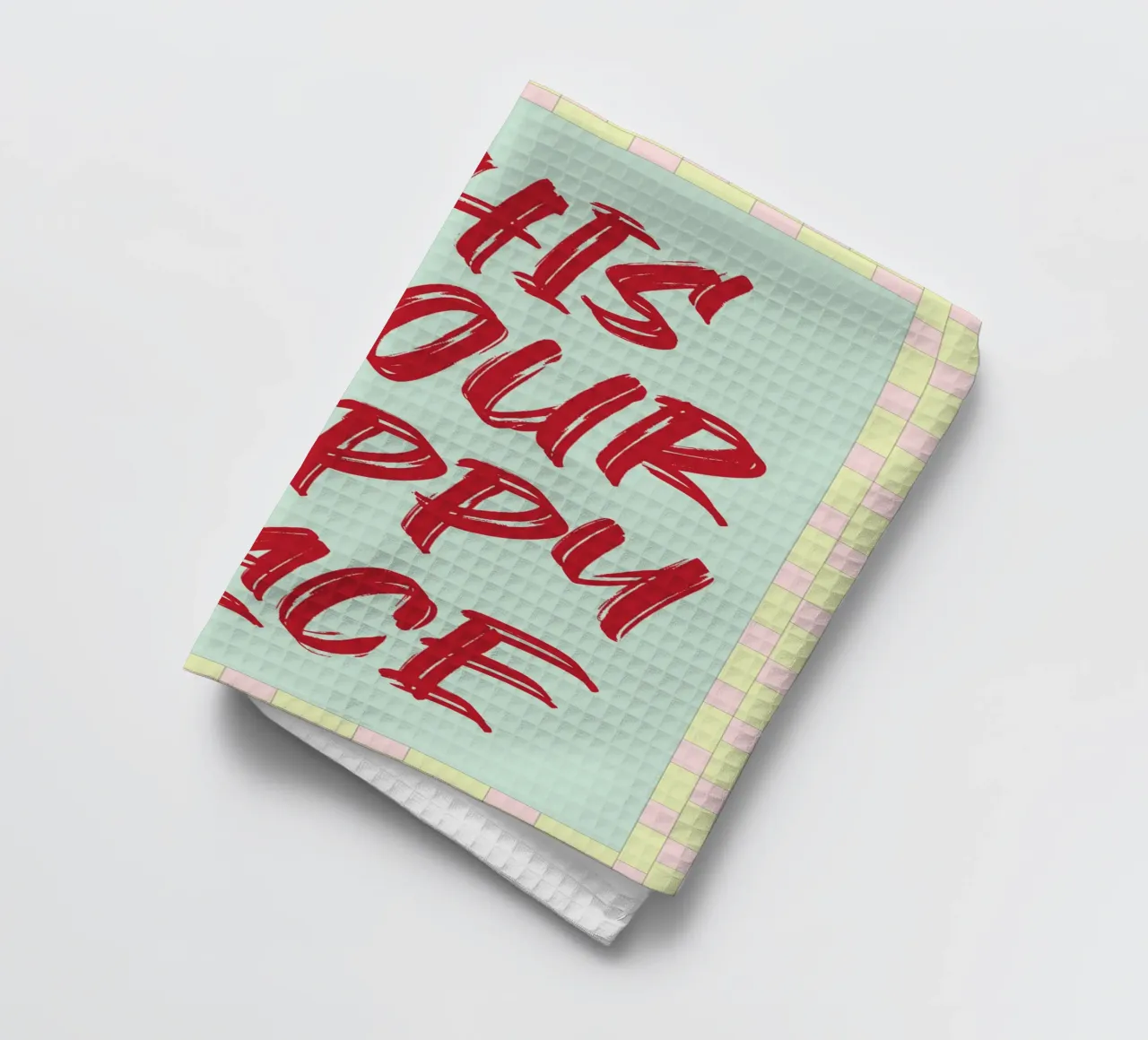 C'est notre lieu de prédilection torchon de Rawghenee