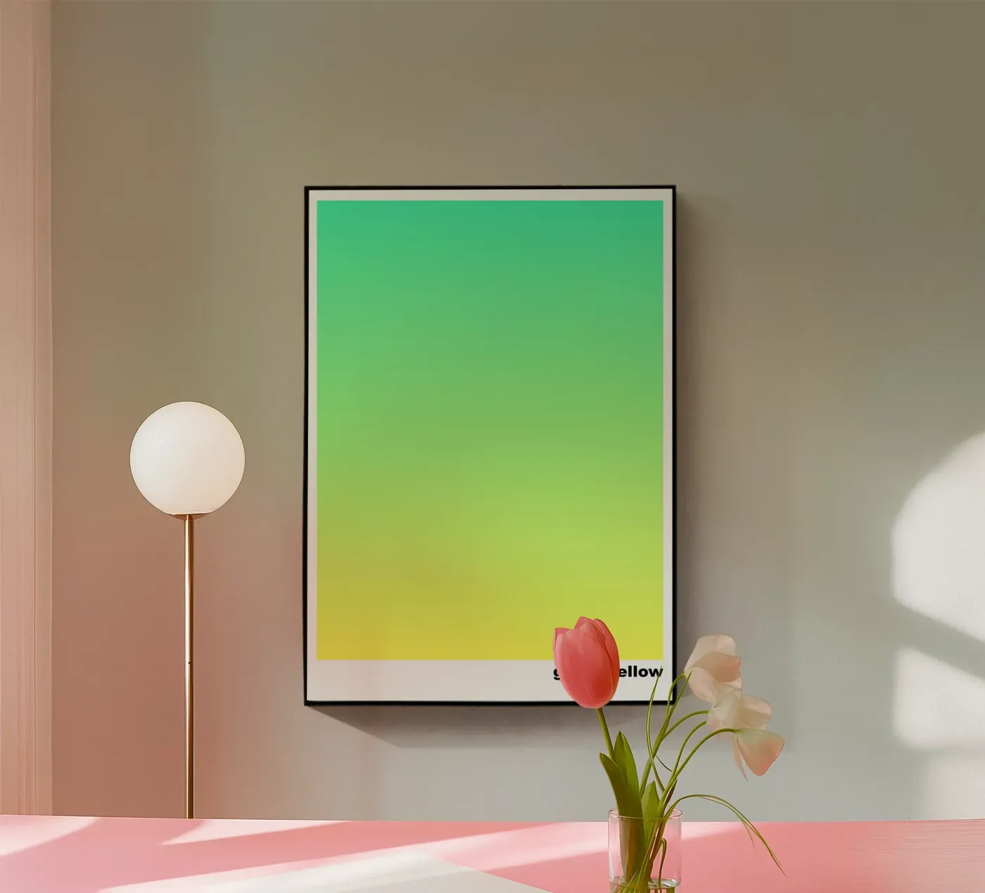 green/yellow Acryl-Glas von lookingforsunrays