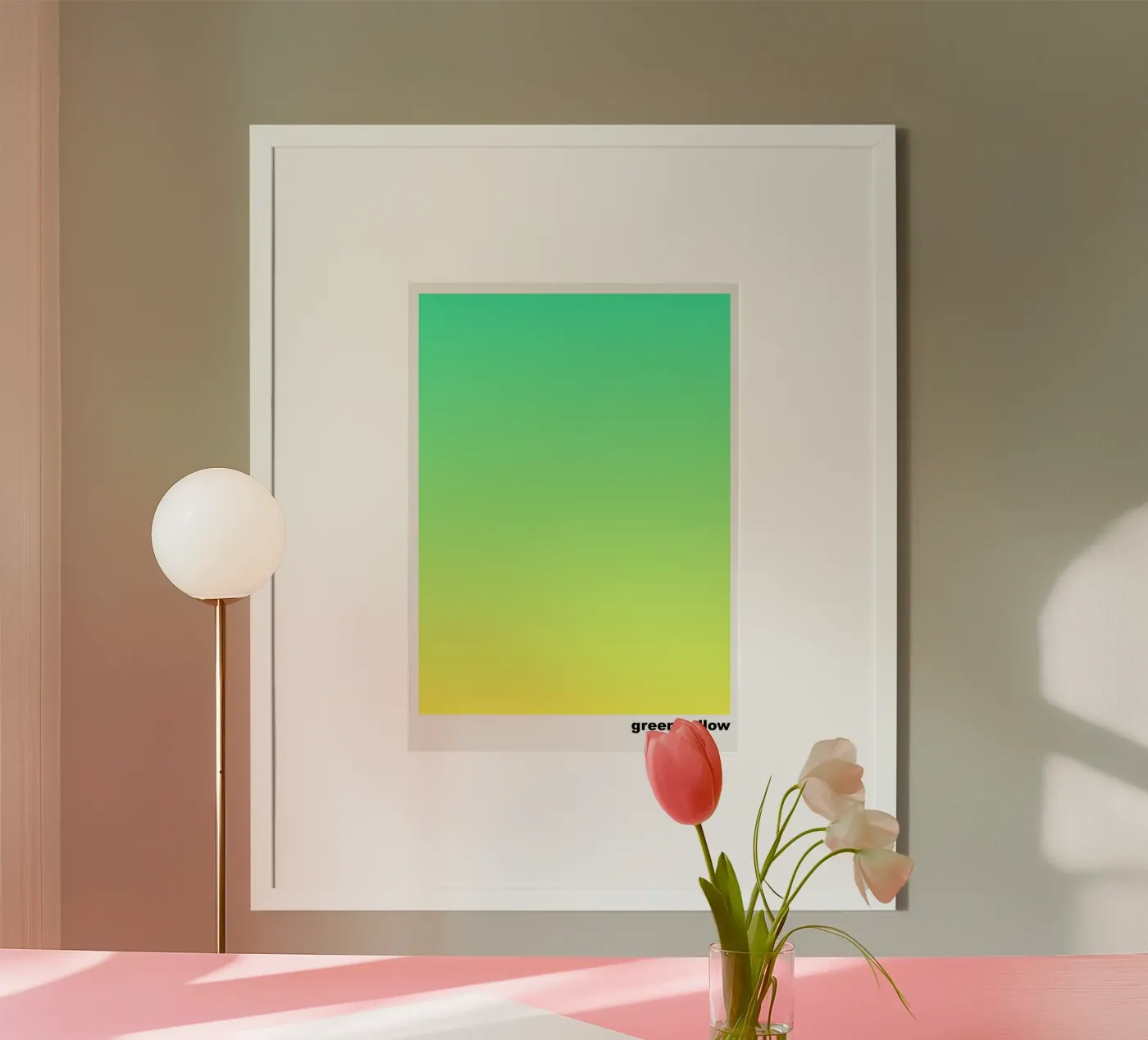 green/yellow poster da lookingforsunrays