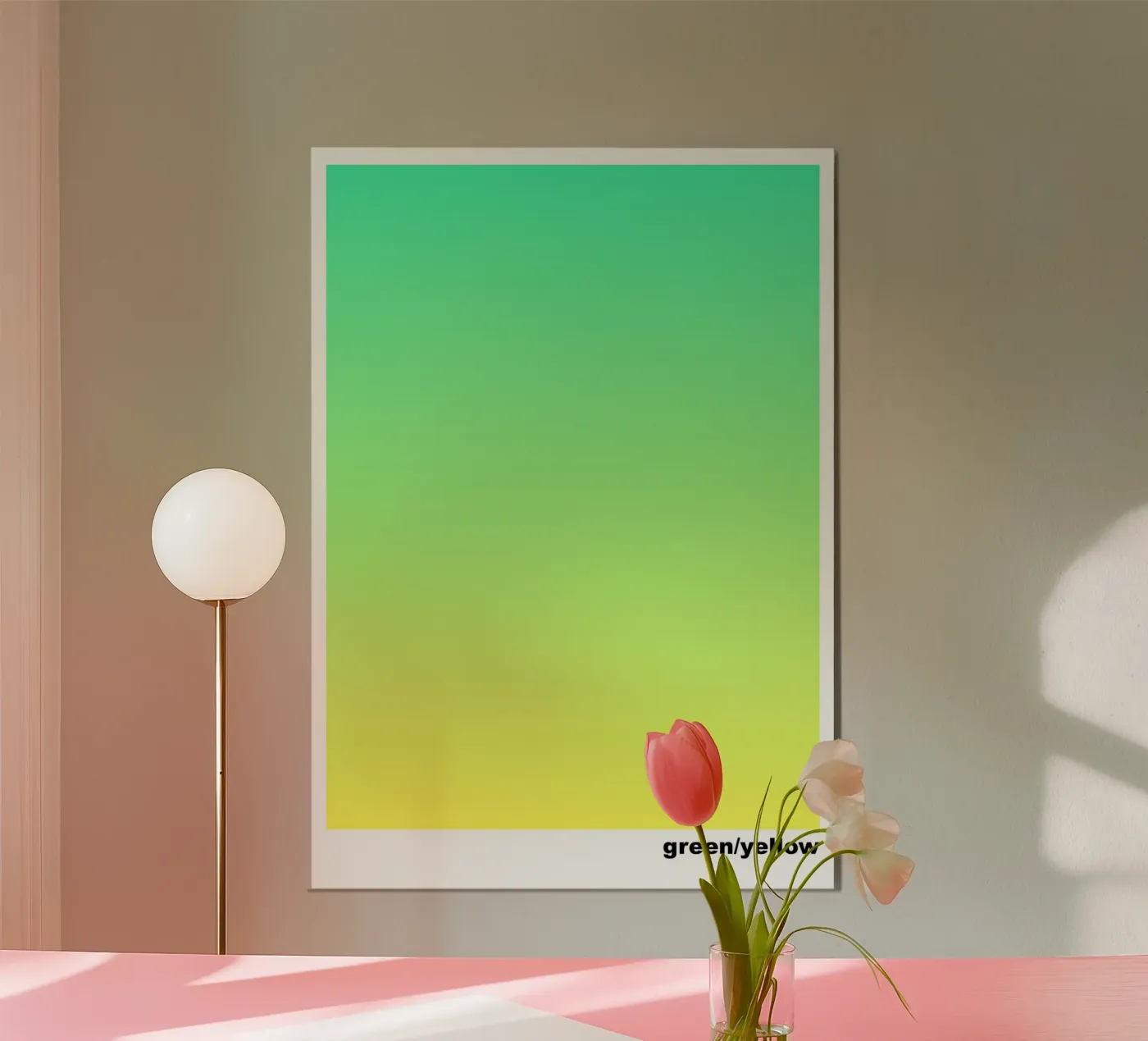 green/yellow poster da lookingforsunrays