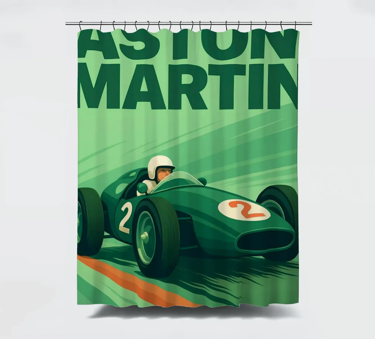 Oldtimer Duschvorhang von Rawghenee