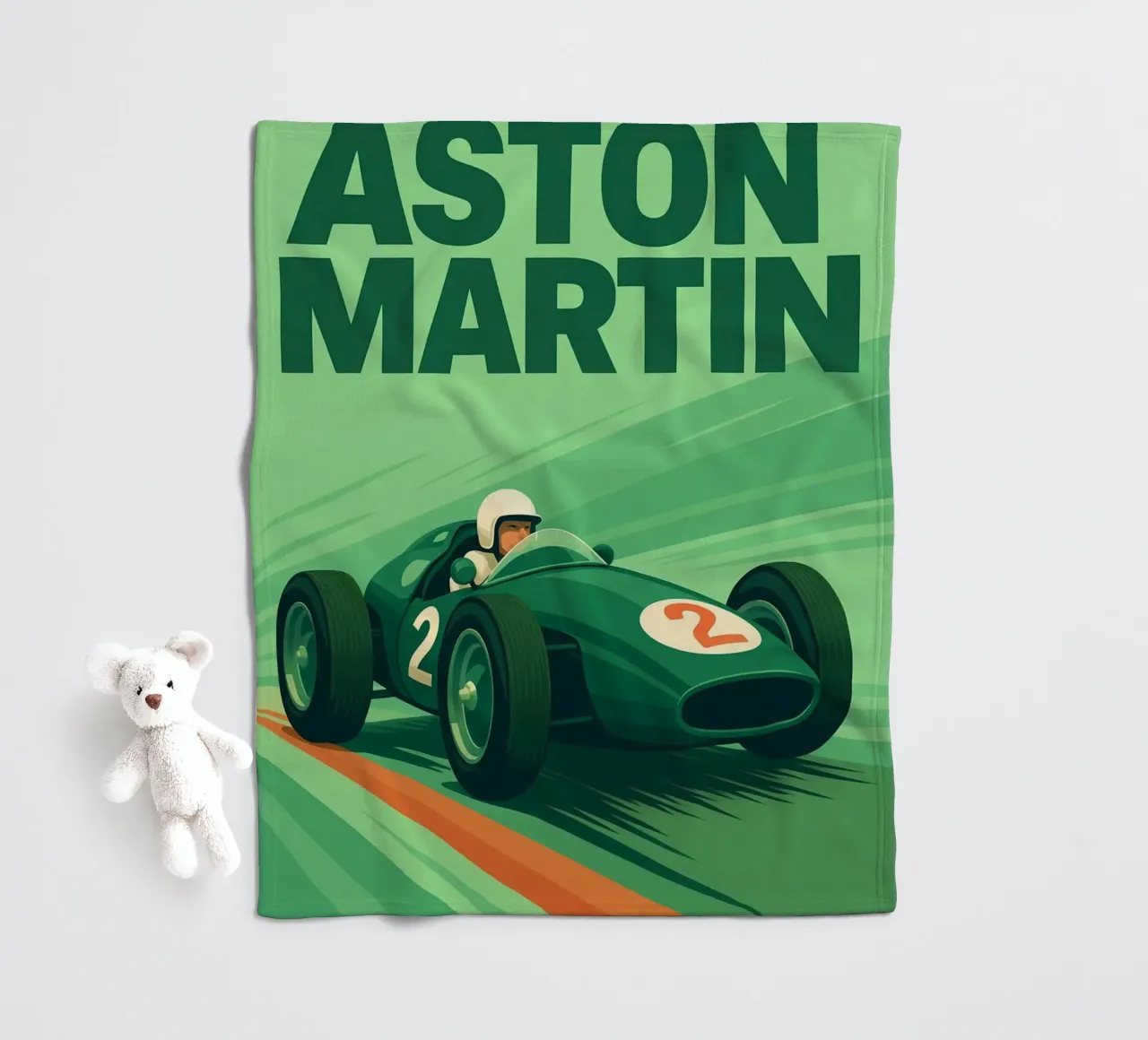 Oldtimer Fleecedecke von Rawghenee