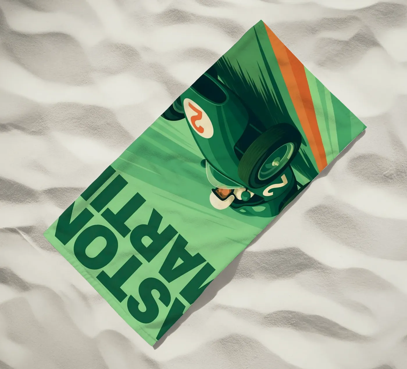 vintage car Strandtuch von Rawghenee